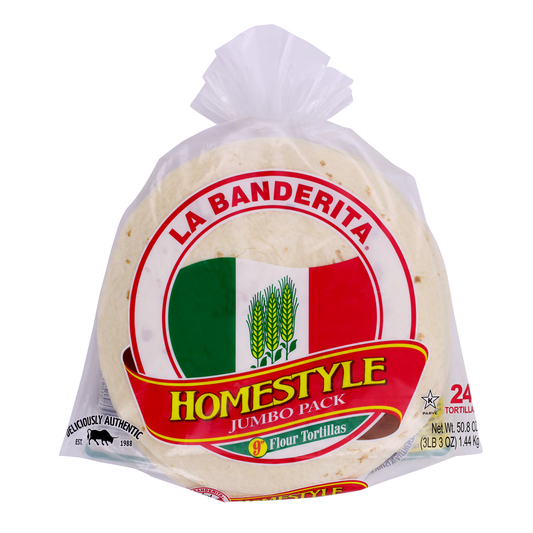 La Banderita Soft Taco Jumbo Pack x24 1.4kg