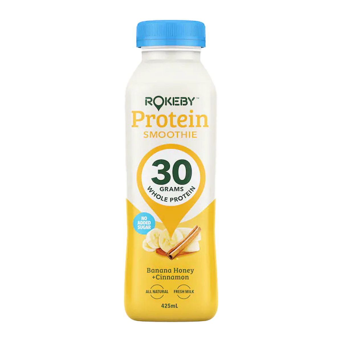 Rokeby Protein Smoothie Banana, Honey & Cinnamon 425ml