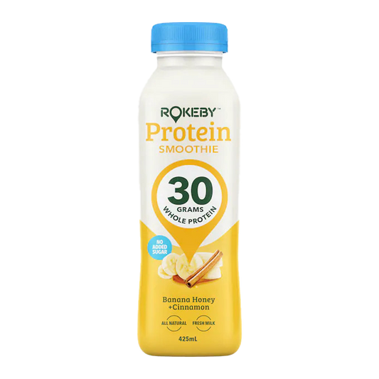 Rokeby Protein Smoothie Banana, Honey & Cinnamon 425ml