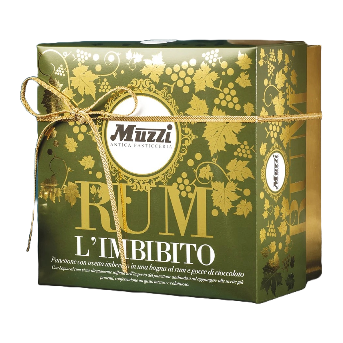 Muzzi Panettone Soaked in Rhum and Chocolate 1kg