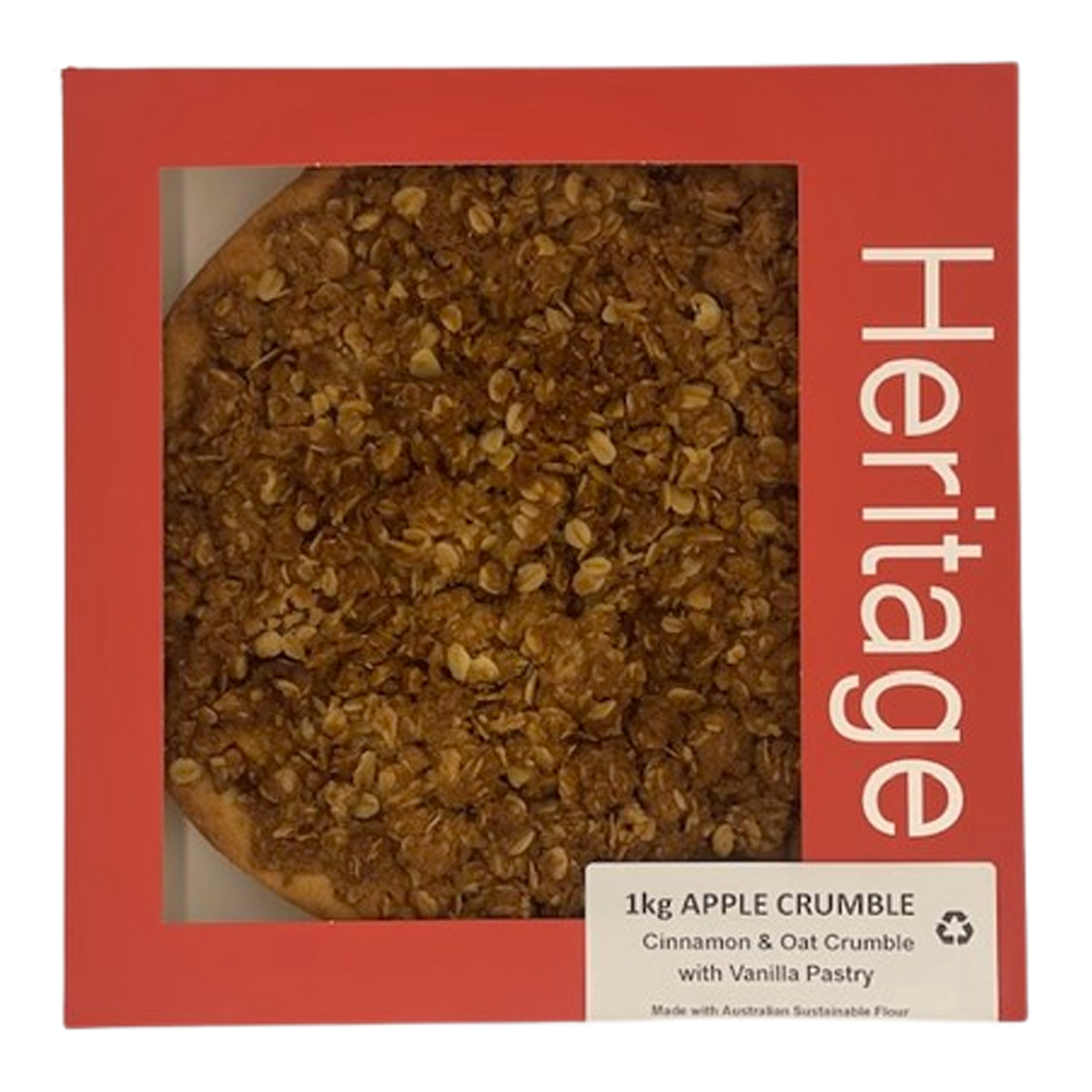 Heritage Pie Apple Crumble 1kg