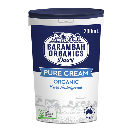 Barambah Organics Pure Cream 200ml