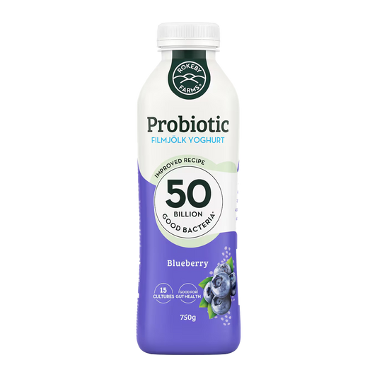 Rokeby Probiotic FilmJölk Yoghurt Blueberry 750ml