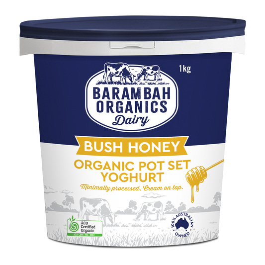 Barambah Organics Bush Honey Yoghurt 1kg