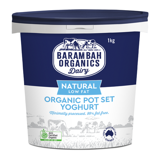 Barambah Organics Low Fat Natural Yoghurt 1kg