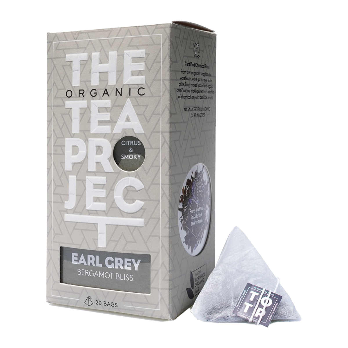 The Organic Tea Project Earl Grey Organic Teabags x20 50g