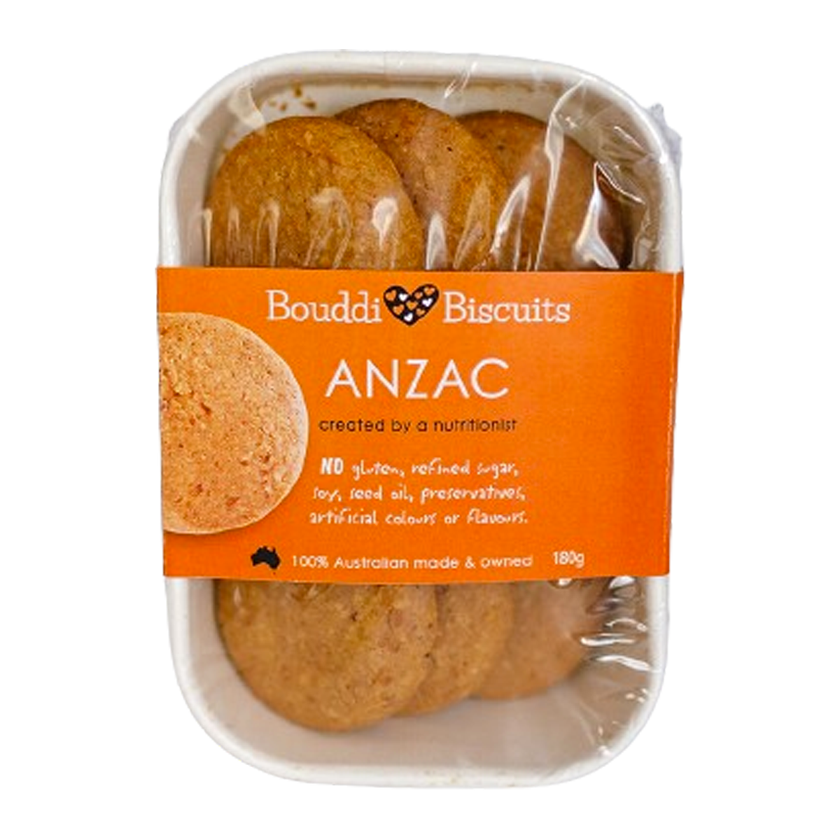 Bouddi Anzac Biscuits Gluten Free 180g