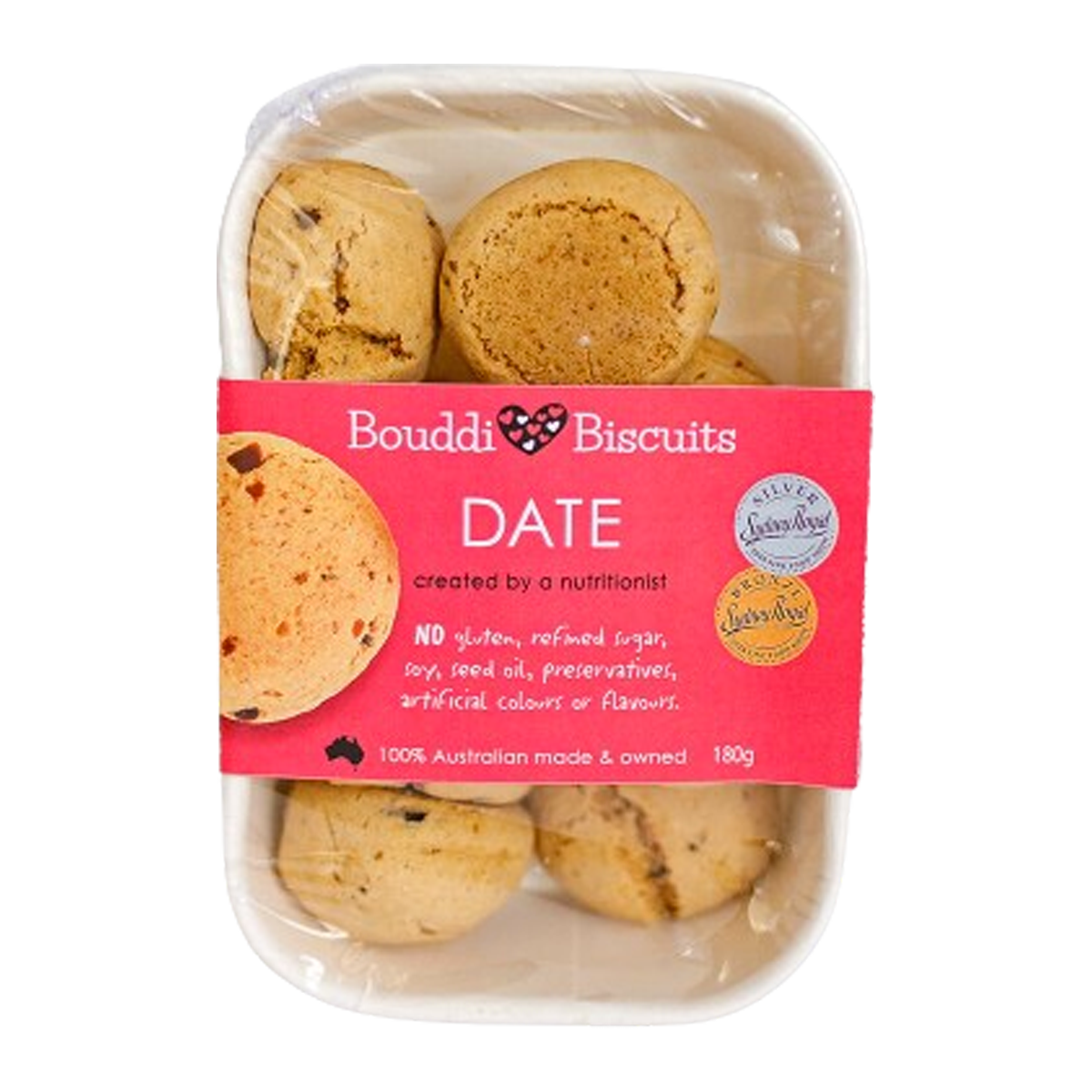 Bouddi Date Biscuits Gluten Free 180g