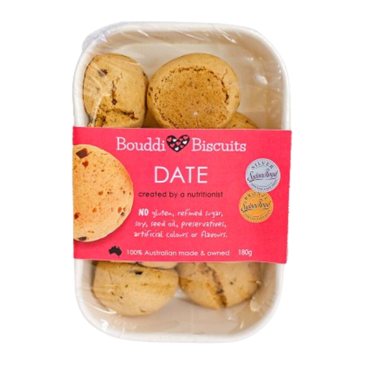 Bouddi Date Biscuits Gluten Free 180g