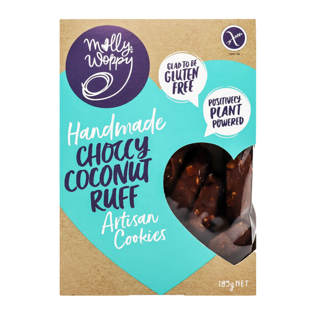 Buy Molly Woppy Artisan Cookies Choccy Coconut Ruff Gluten-Free 185g ...