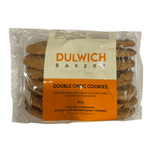 Dulwich Bakery Double Choc Chip Biscuits 350g