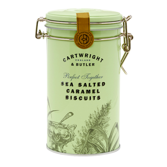 Cartwright and Butler Biscuits Salted Caramel Tin 200g