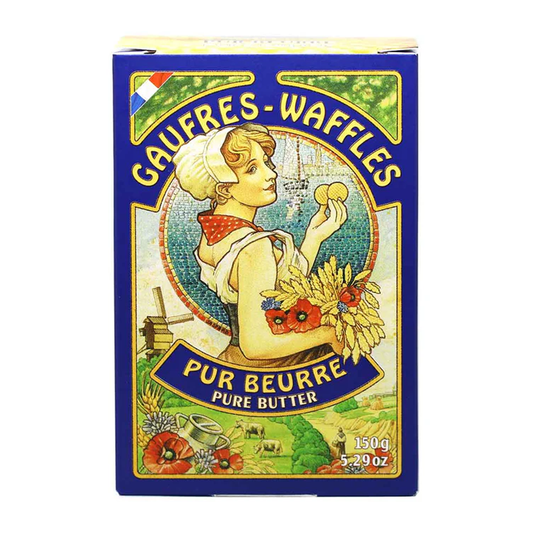 La Dunkerquoise Waffle Cookies Pure Butter 150g