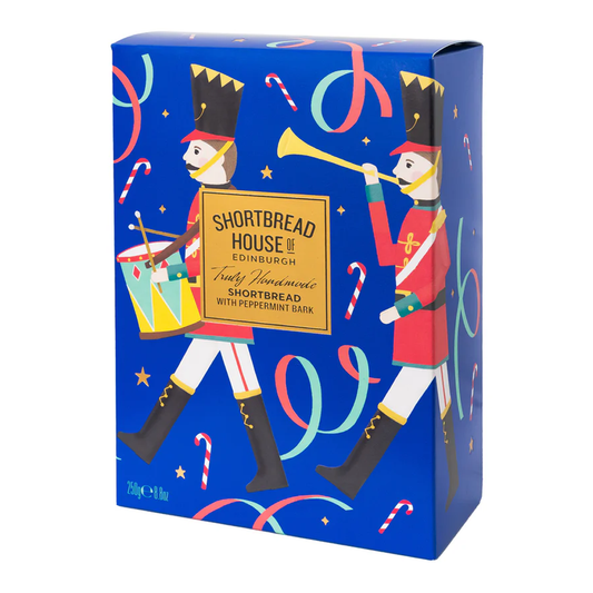 Shortbread House of Edinburgh Christmas Shortbread Peppermint Bark Box 250g