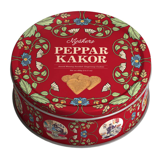 Nyakers Ginger Hearts Red Tin 400g