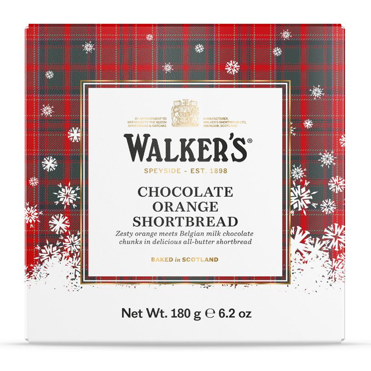 Walkers Shortbread Chocolate Orange 180g