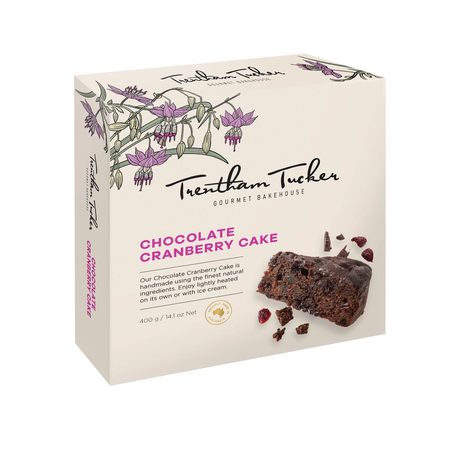 Trentham Tucker Chocolate Cranberry Cake 400g