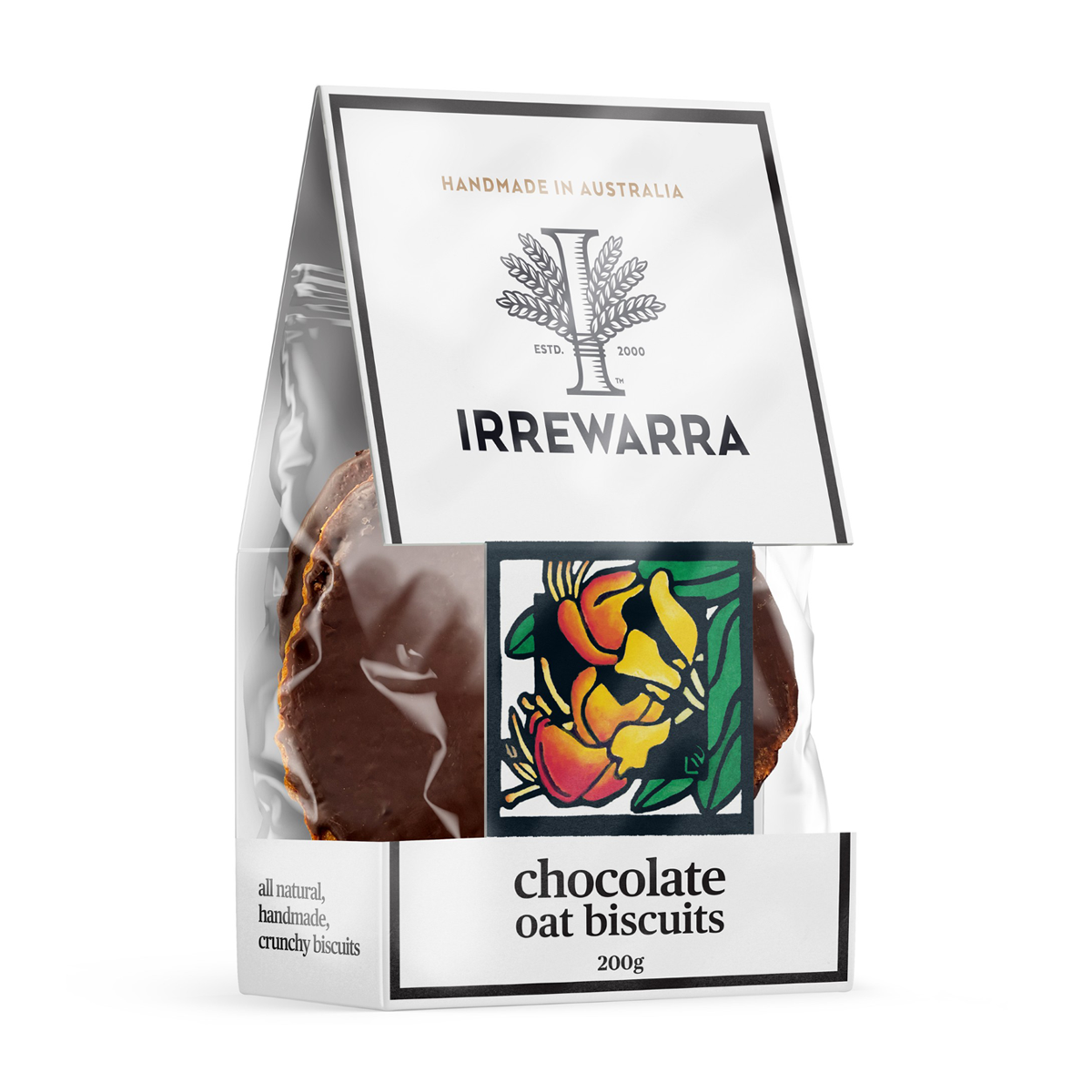 Irrewarra Chocolate Oat Biscuit 200g