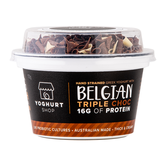 The Yoghurt Shop Belgian Triple Choc 170g