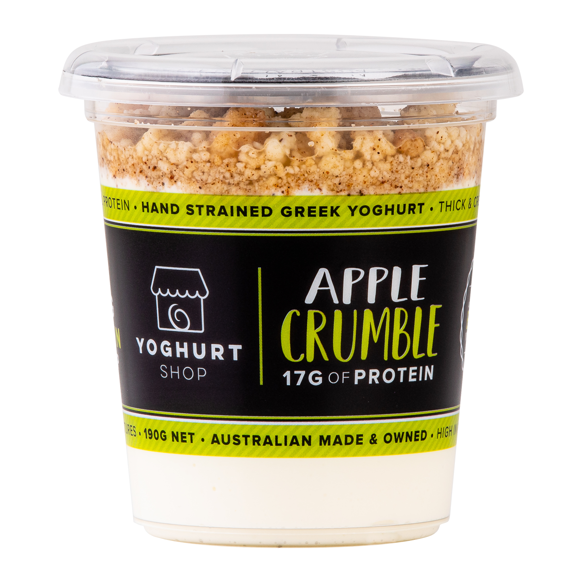 The Yoghurt Shop Apple Crumble 190g