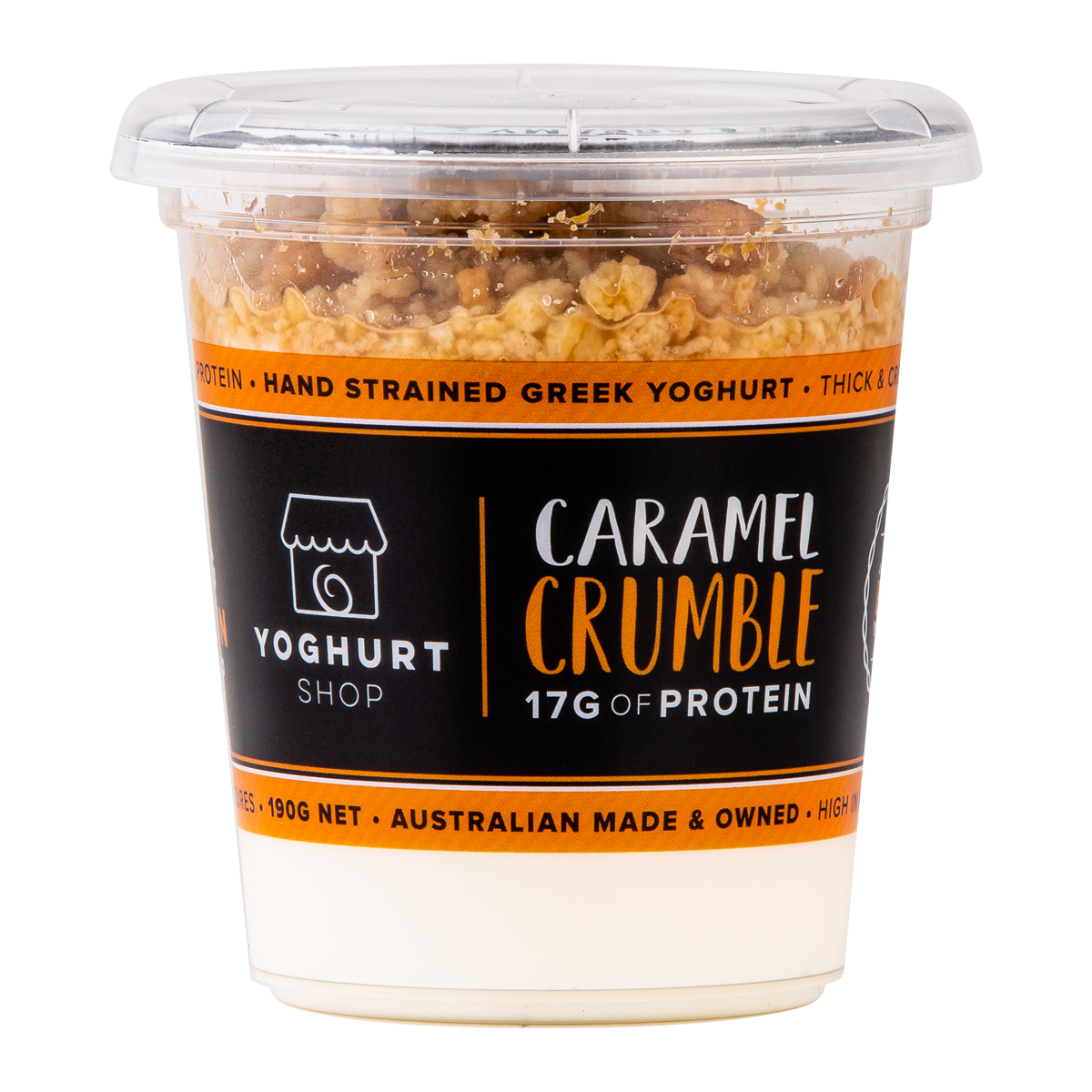 The Yoghurt Shop Caramel Crumble 190g