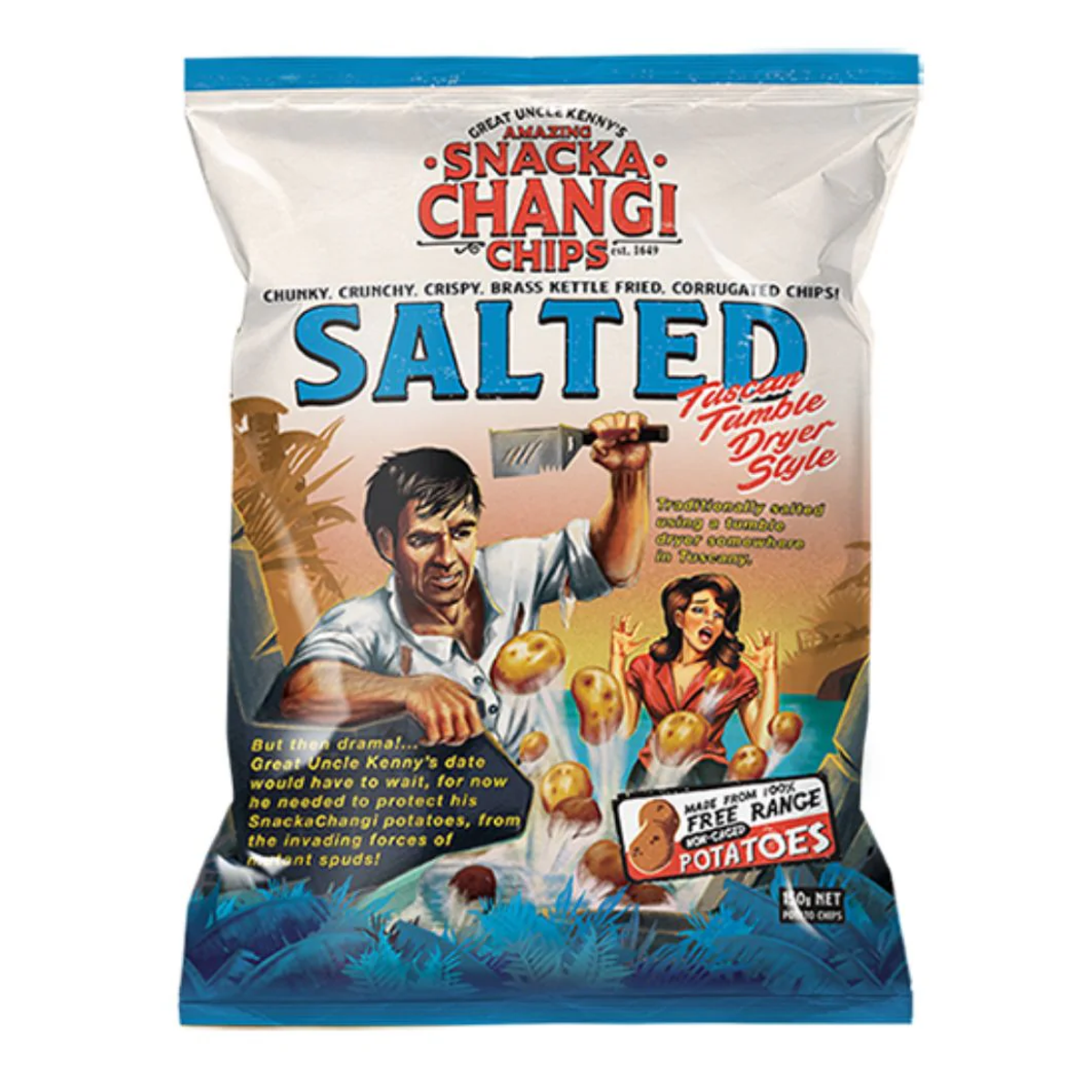 Snacka Changi Chips Salted 150g