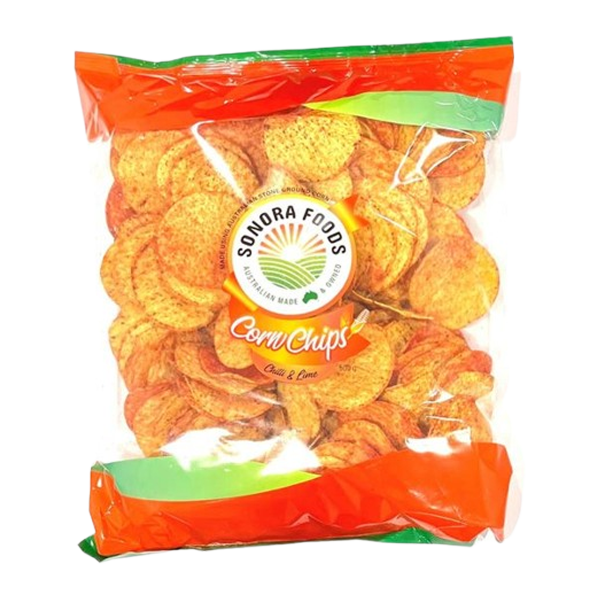 Sonora Corn Chips Chilli & Lime 500g