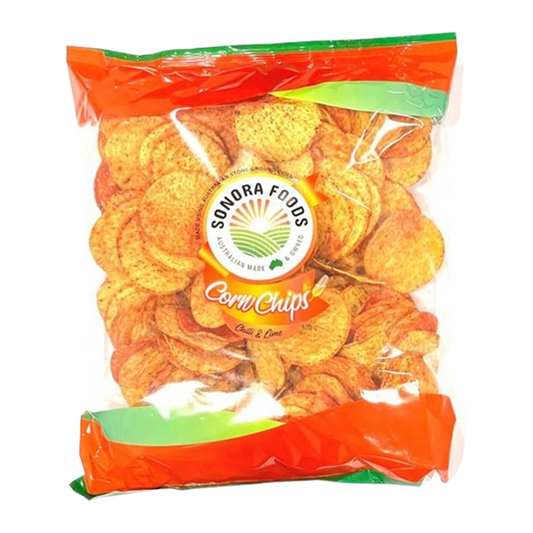 Sonora Corn Chips Chilli & Lime 500g