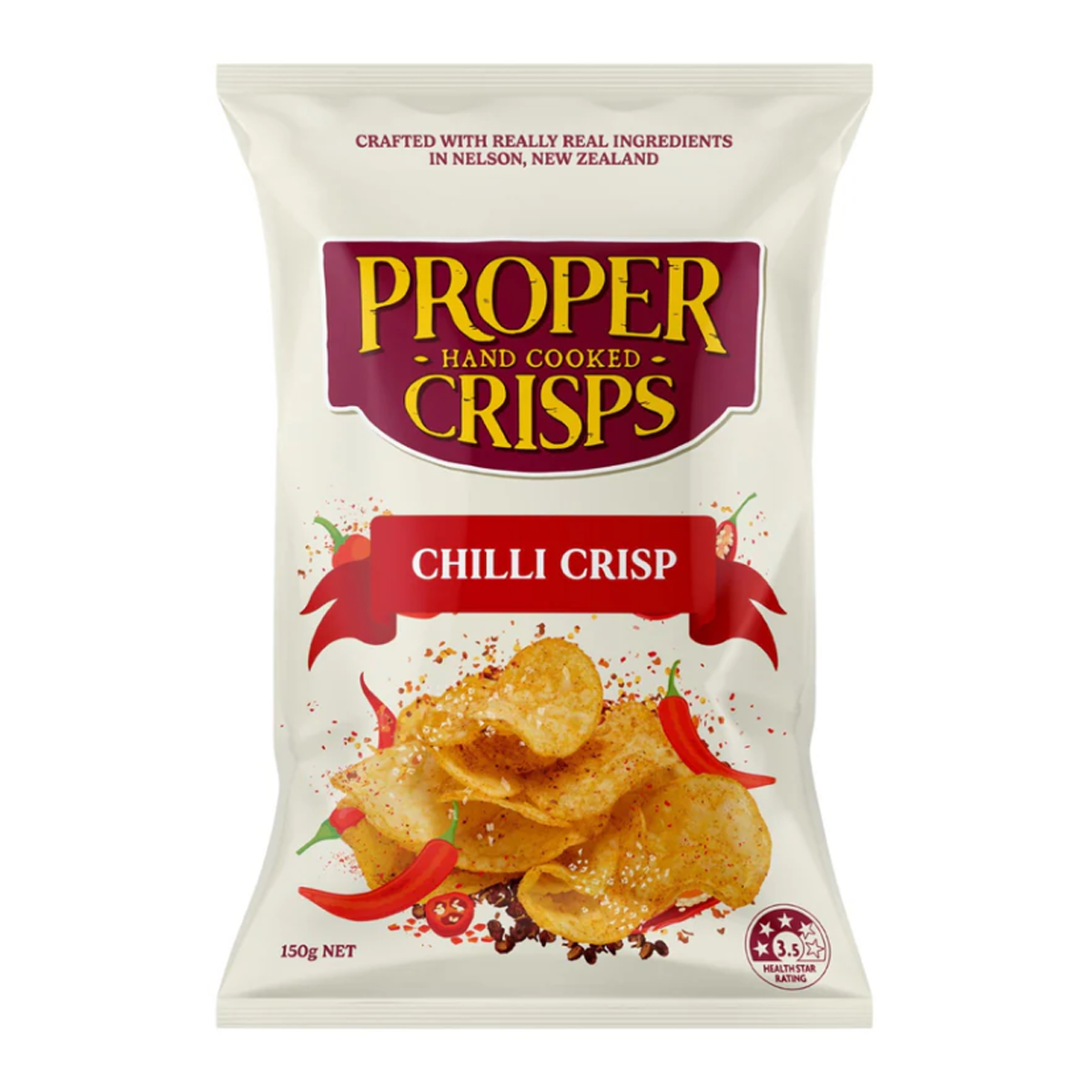 Proper Crisps Chili Potato Crisp 150g