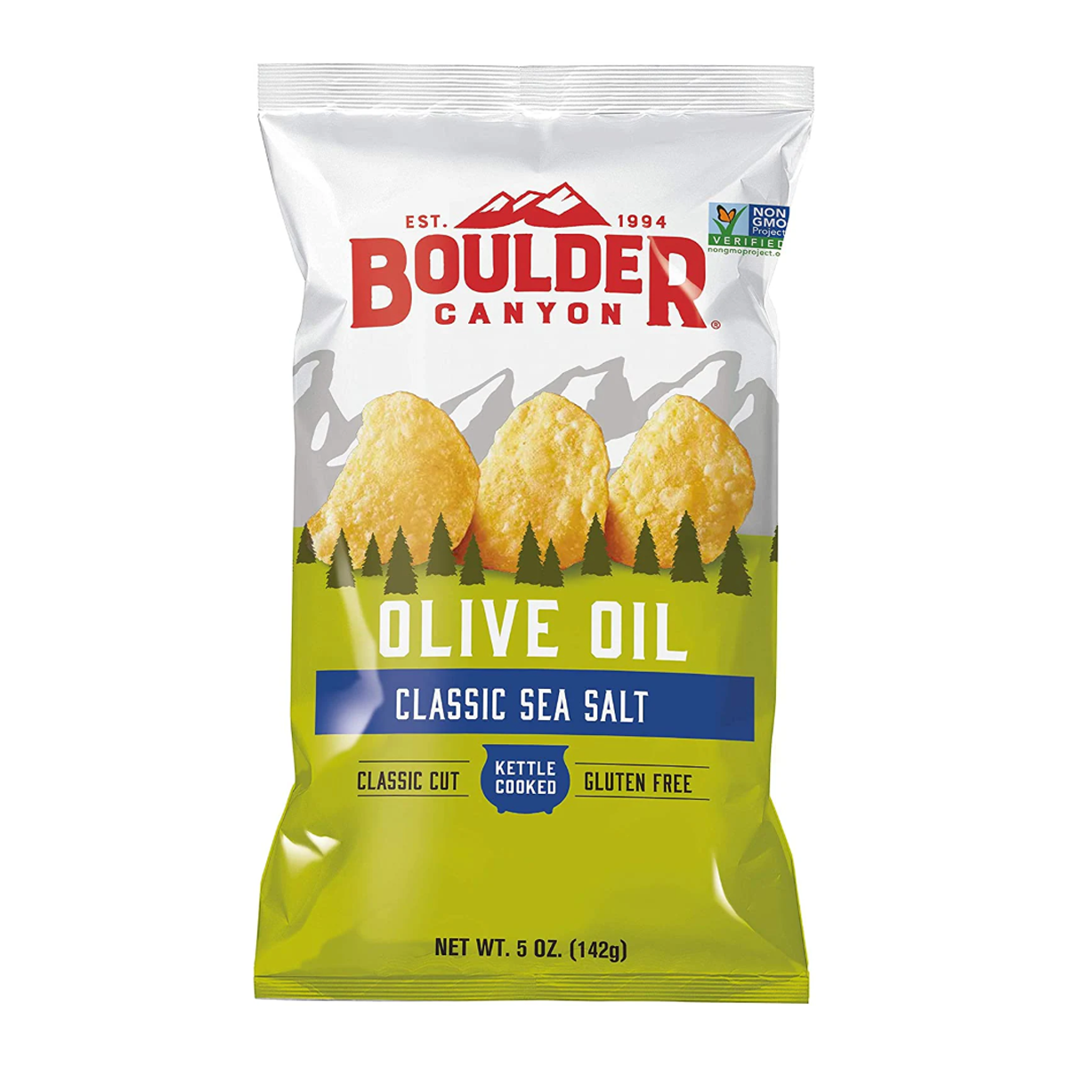 Boulder Canyon Potato Chips Olive Oil Classic Sea Salt 142g