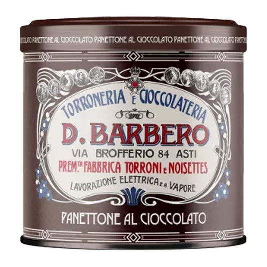 Barbero Panettone Chocolate Tin 750g