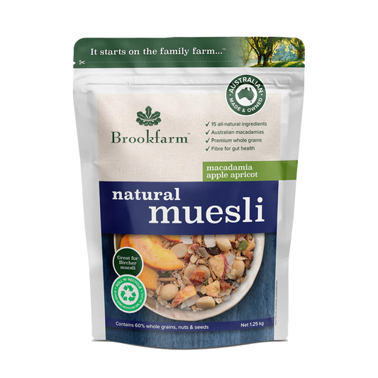 Brookfarm Muesli Natural Apricot Muesli 1.25kg