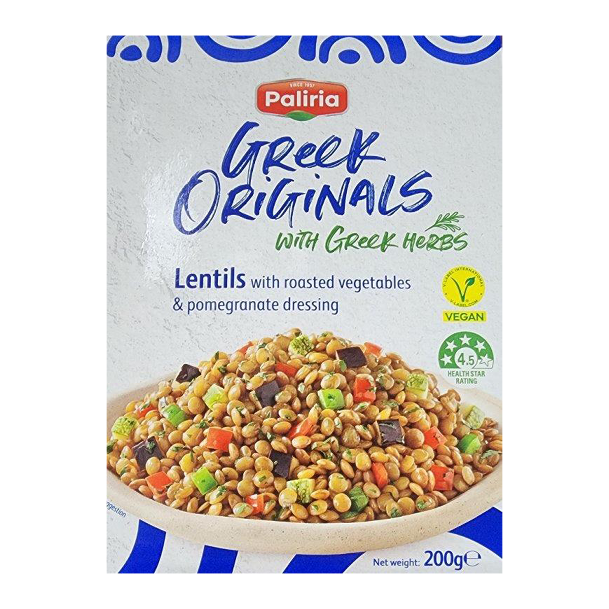 Paliria Greek Originals Lentils with Roasted Vegetables 200g