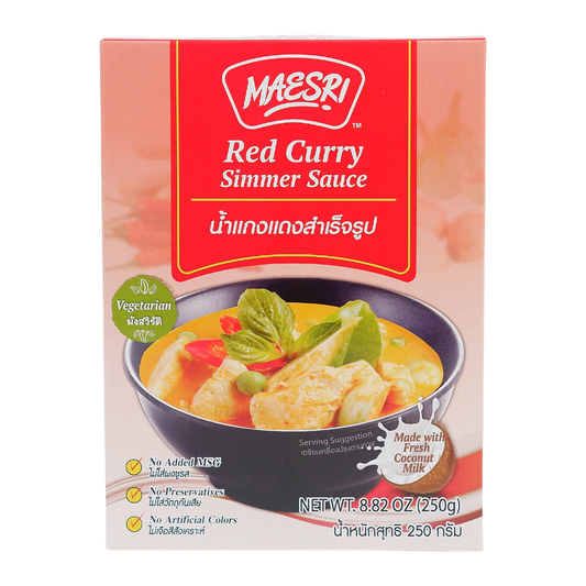 Maesri Red Curry Simmer Sauce 250g