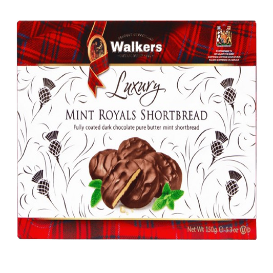 Walkers Luxury Mint Royals Shortbreads 150g