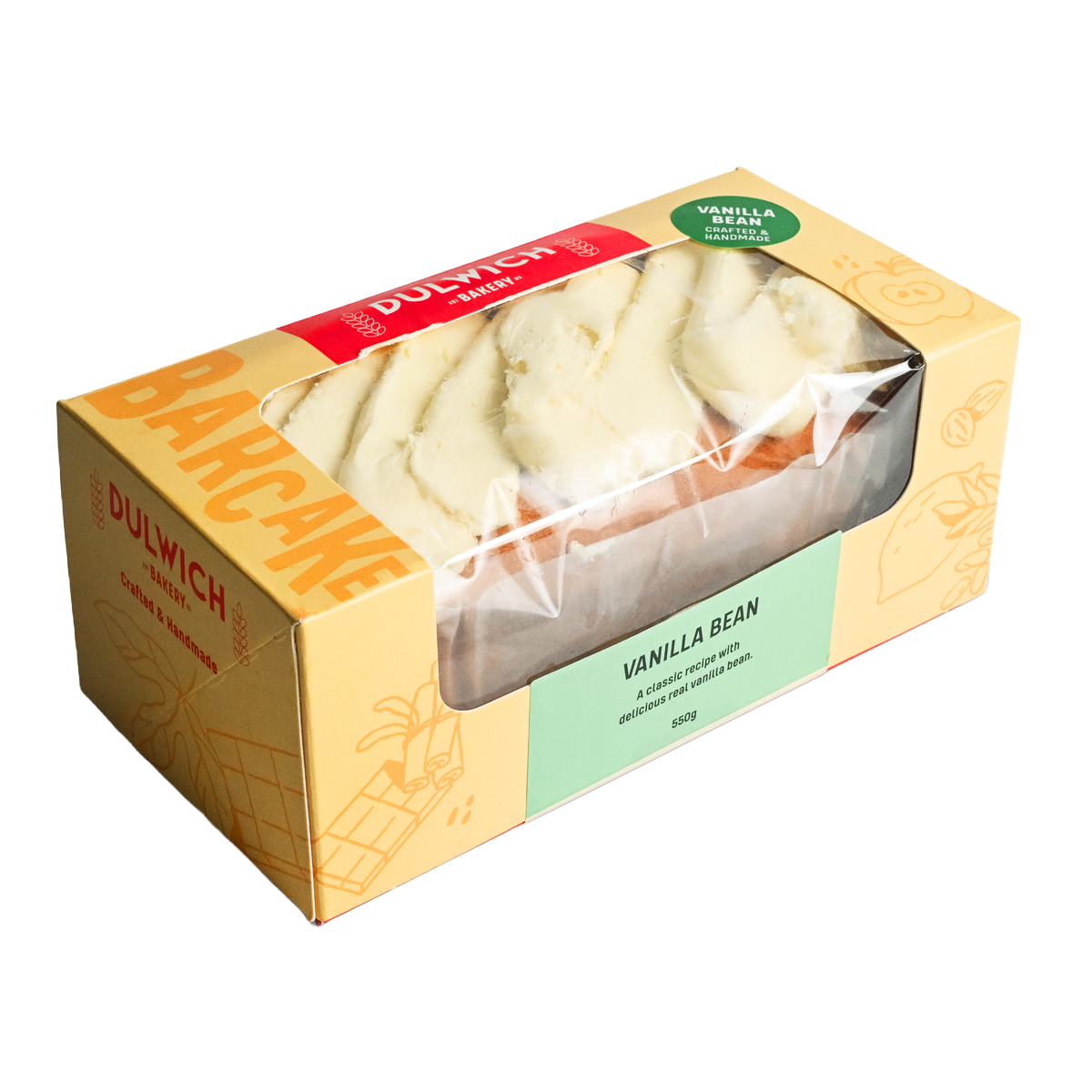 Dulwich Bakery Vanilla Bean Cake 550g