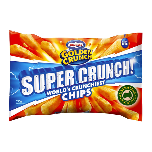 Birds Eye Chips Golden Crunch Super Crunch 750g