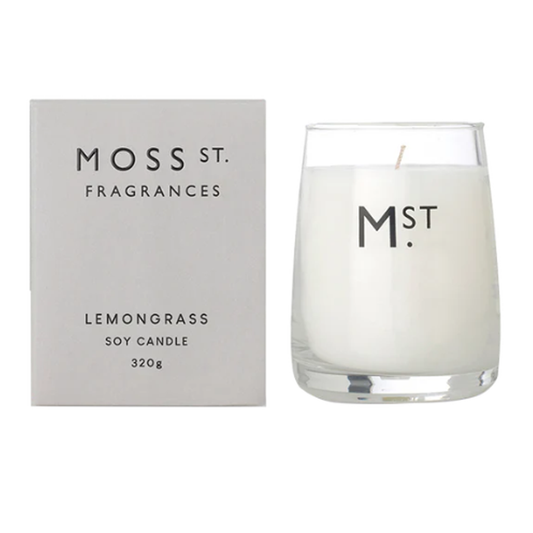 Moss St Candle Lemongrass Soy 320g