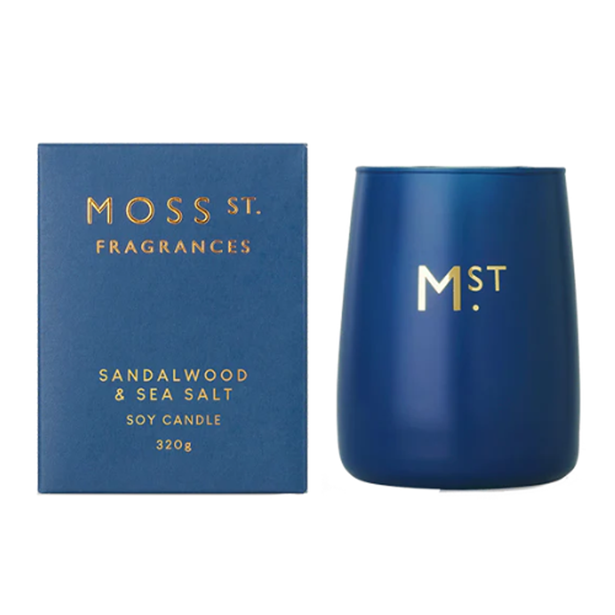 Moss St Candle Sandalwood & Sea salt Soy 320g