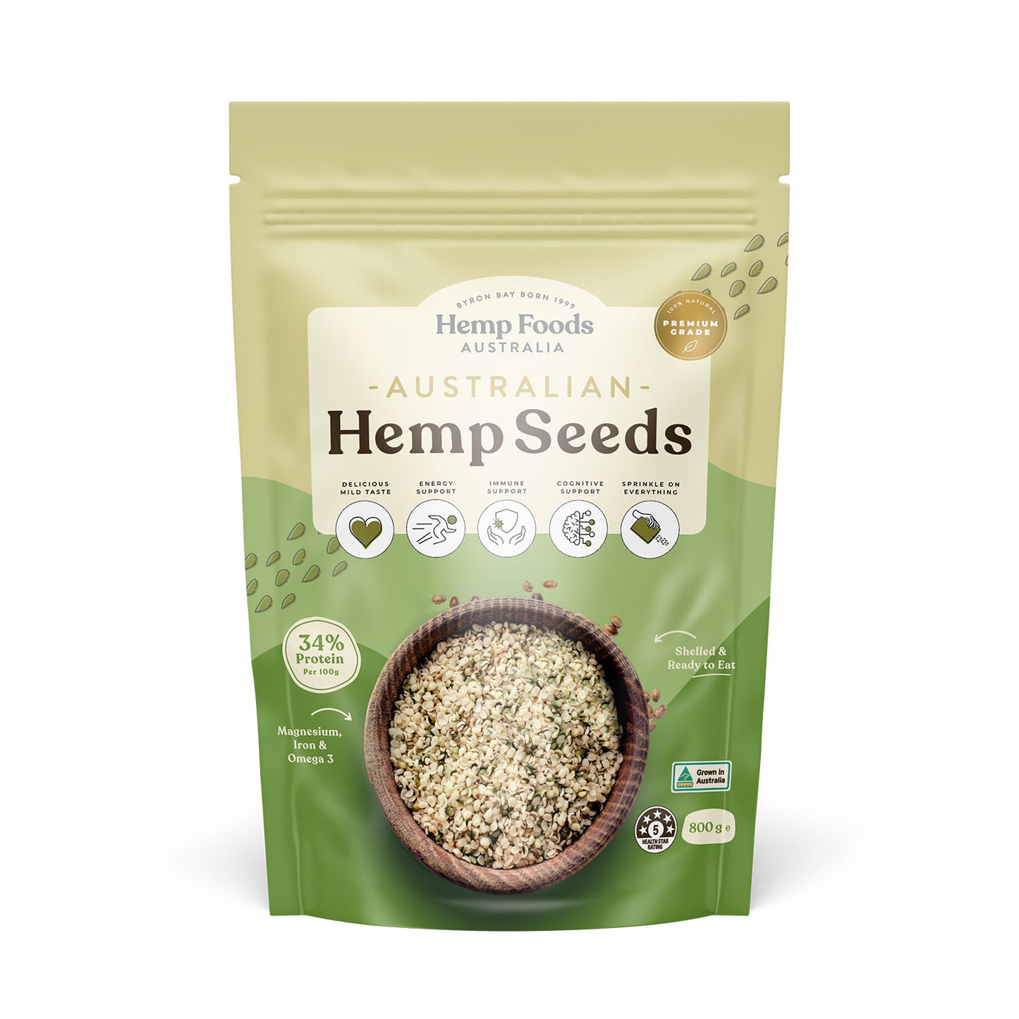 Hemp Foods Australian Hemp Seeds 800g