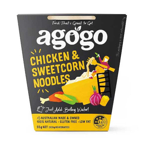 Agogo Chicken & Sweetcorn Noodles 80g