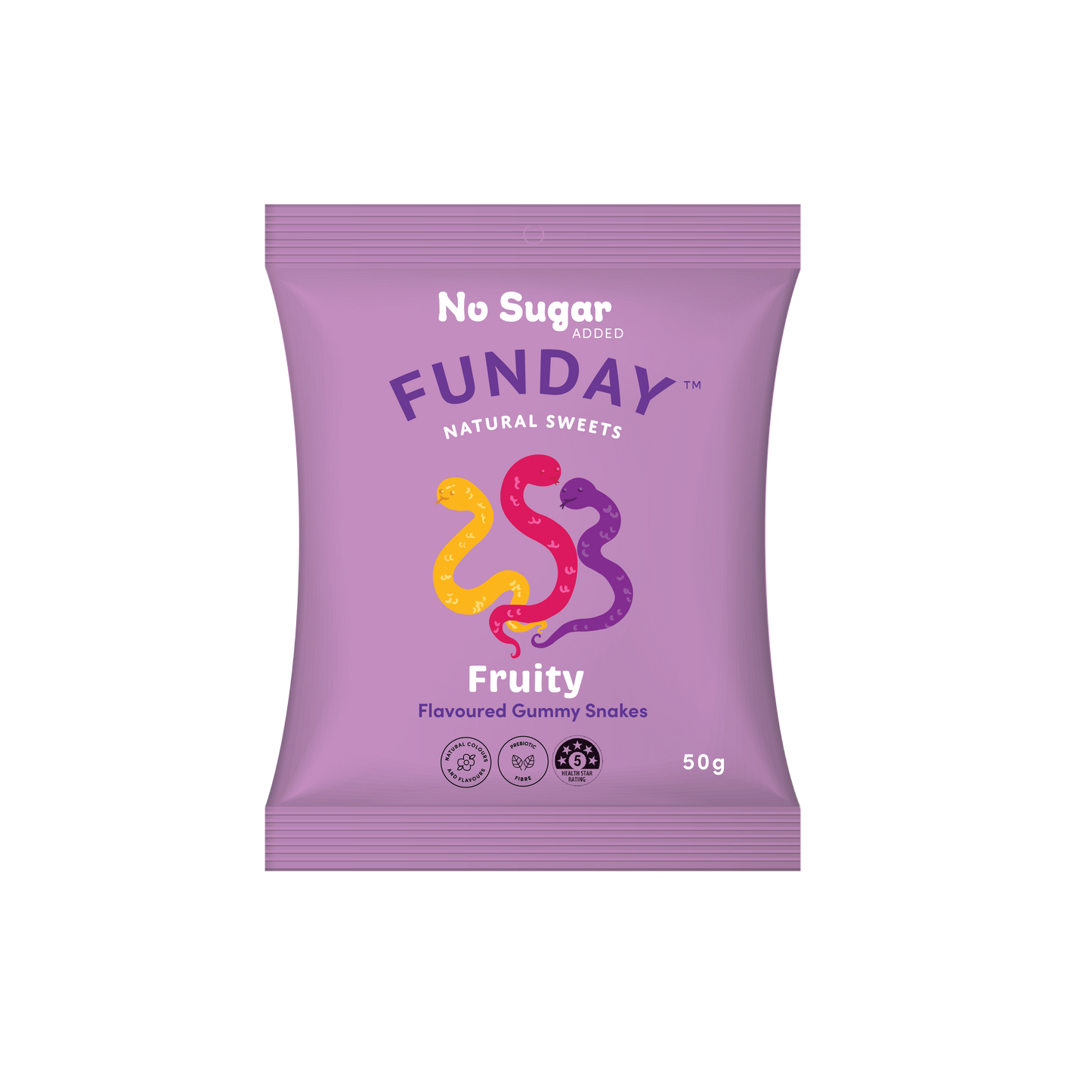 Funday Fruity Gummy Snakes 50g