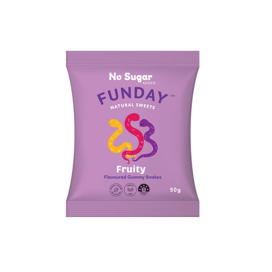 Funday Fruity Gummy Snakes 50g