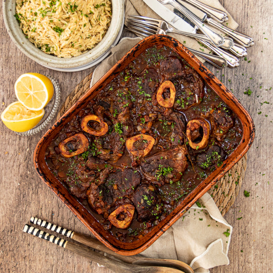 Braised Osso Bucco - with Herbed Lemon Risoni