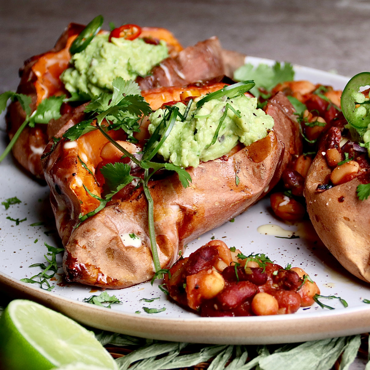 Mexican Jacket Sweet Potatoes