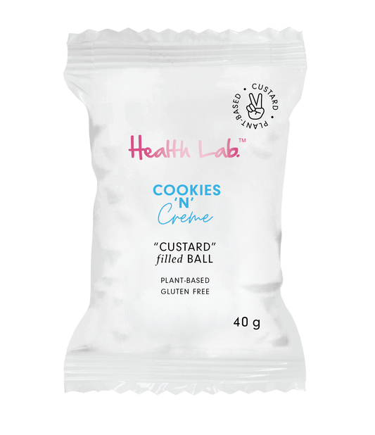 Healthy Lab Cookie and Cream Custard Ball 40g