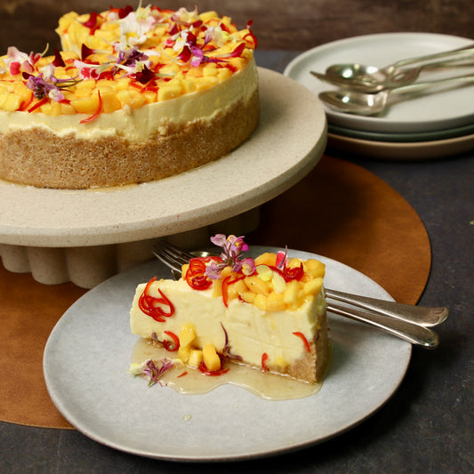 Non-Bake Cheescake with Mango