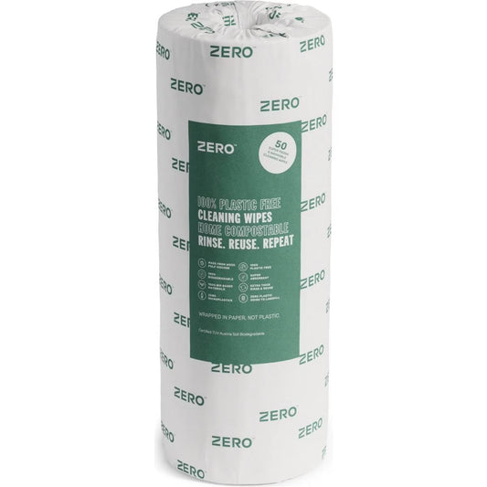 Zero Reusable & Plastic Free Cleaning Roll 50 Pack