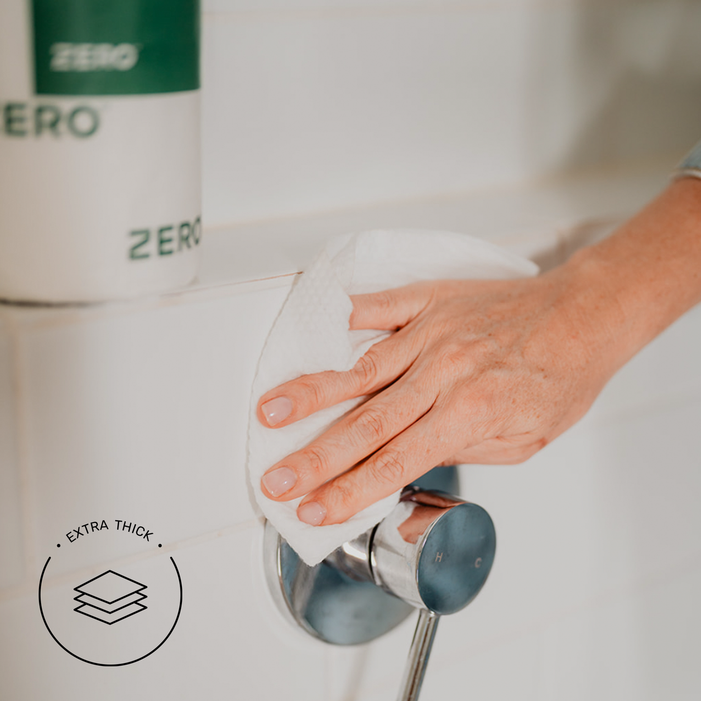 Zero Reusable & Plastic Free Cleaning Roll 50 Pack