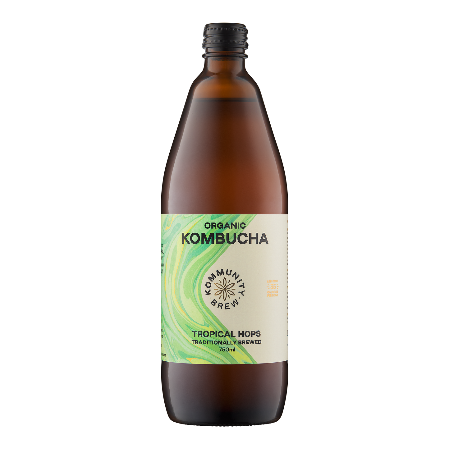 Kommunity Brew Organic Kombucha Tropical Hops 750ml